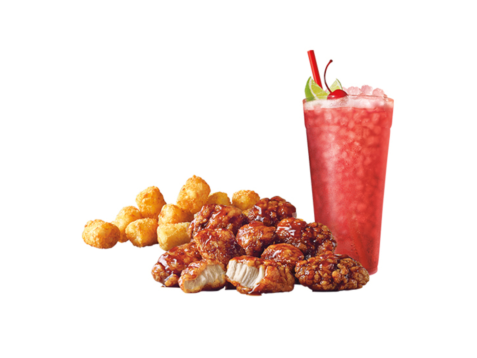 Order Honey BBQ Sauced Jumbo Popcorn Chicken® Combo food online from Sonic Drive-In store, Cincinnati on bringmethat.com