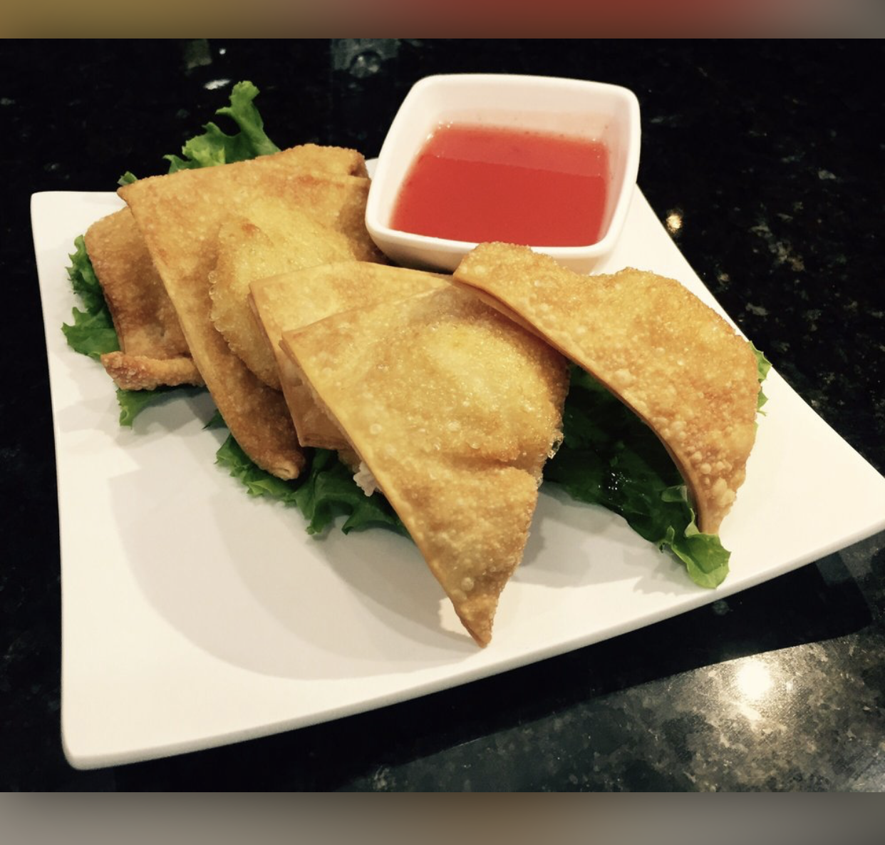 Order A3. Crab and Shrimp Rangoon food online from Pho Beef Noodle & Grill store, Lewisville on bringmethat.com