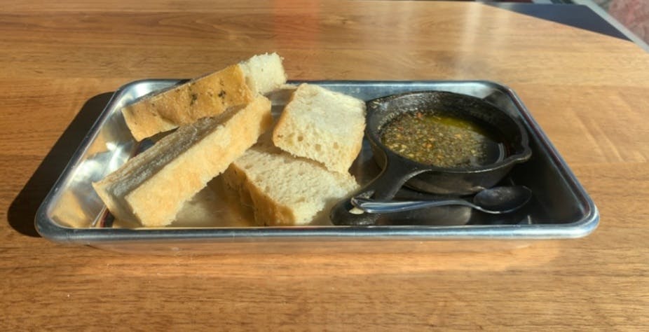 Order House Rosemary Focaccia & Texas Olive Oil - Appetizer food online from Shorties Pizza + Grinders store, Austin on bringmethat.com