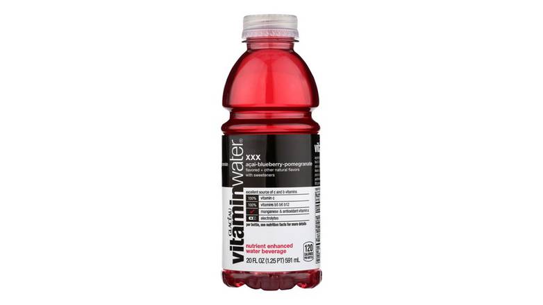 Order Glaceau Vitaminwater Xxx Acai Blueberry Pompegrante food online from Trumbull Mobil store, Trumbull on bringmethat.com