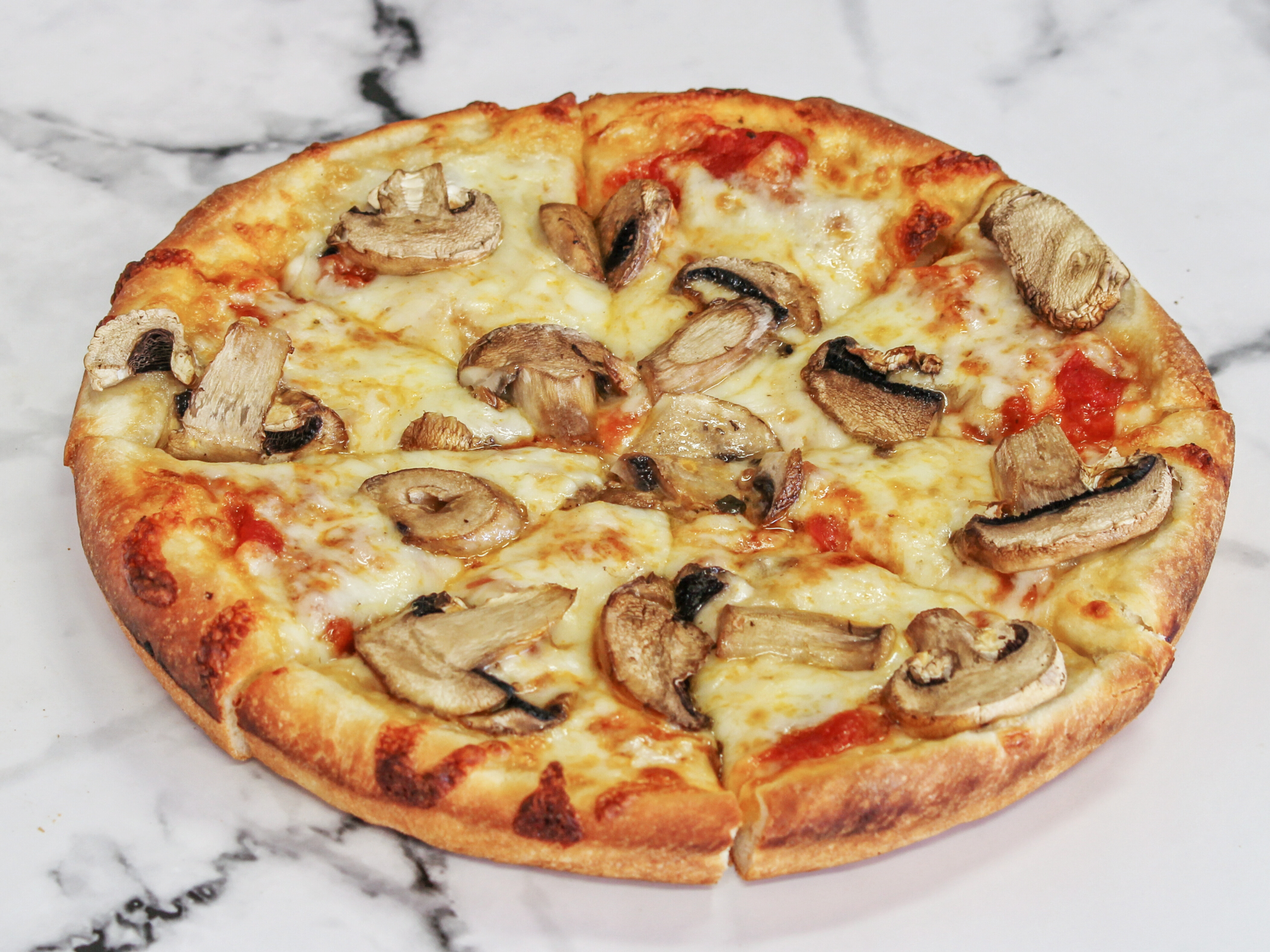 Order Mushroom New York Style Pizza food online from Eye Heart Pizza store, Providence on bringmethat.com