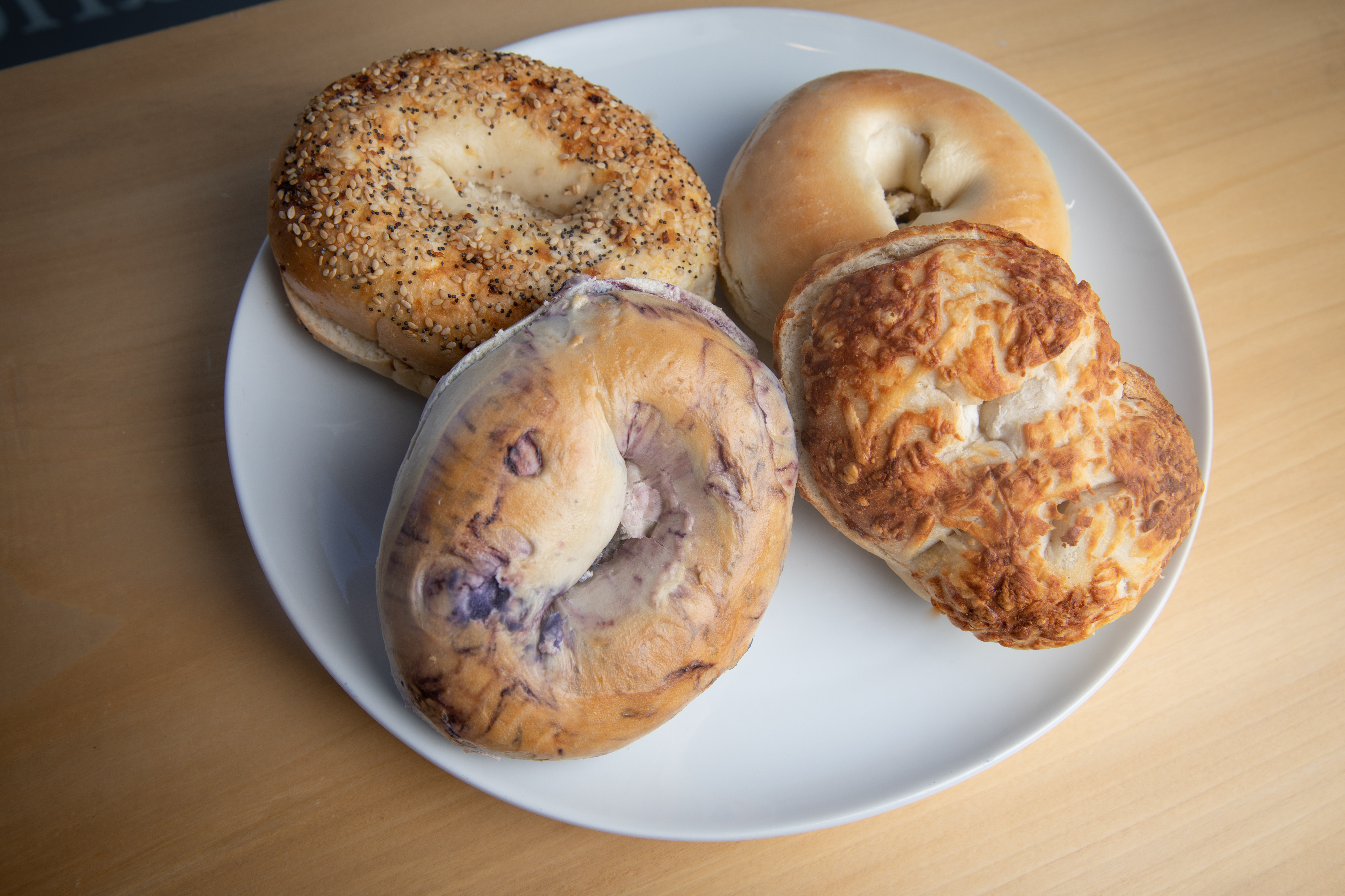 Order Bagels food online from Glas Coffeehouse store, Green Bay on bringmethat.com