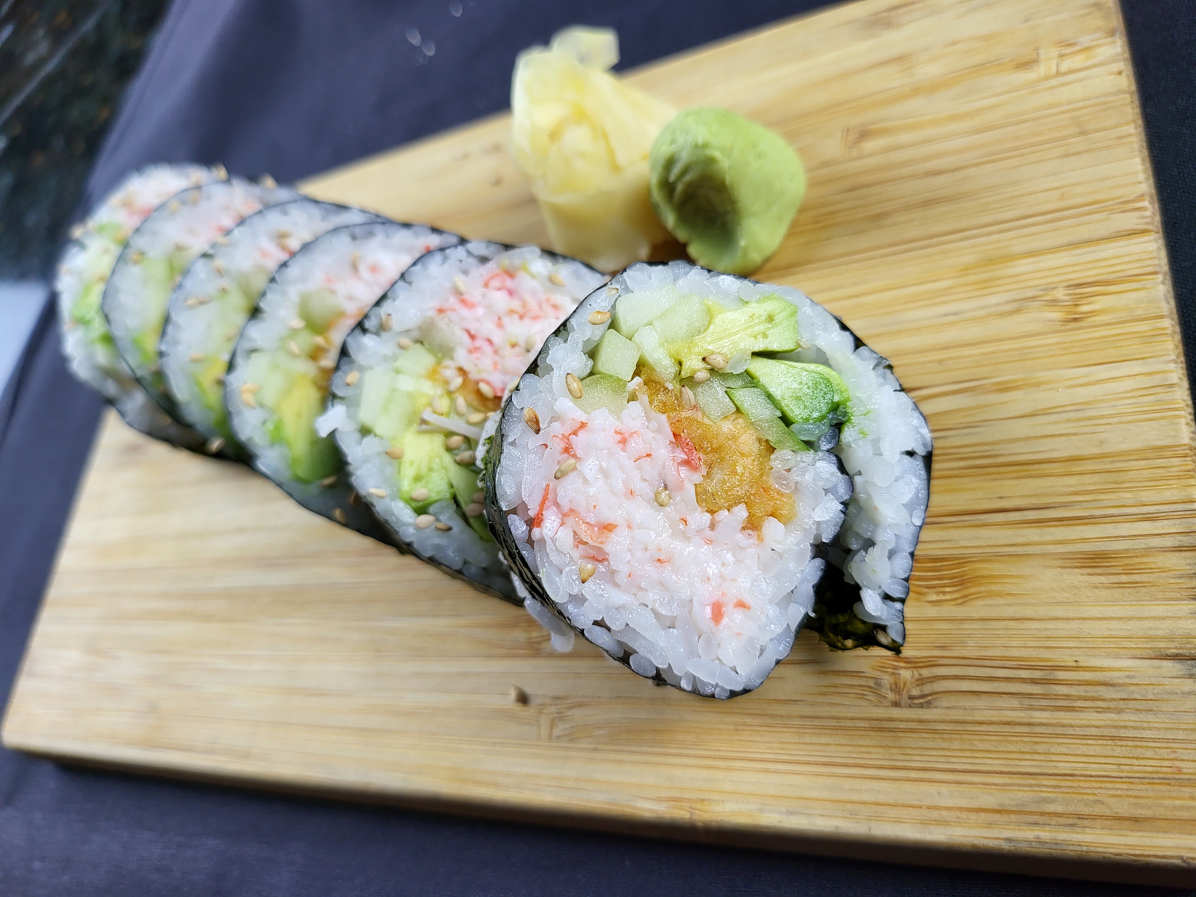 Order Cajun Roll food online from Kaze Sushi & Hibachi store, Mesquite on bringmethat.com