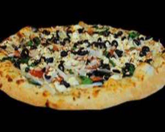 Order Greek Pizza food online from Pizza 911 store, Manchester on bringmethat.com