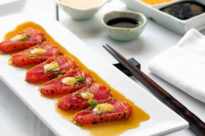 Order Tuna Tataki food online from Sumo Japanese Restaurant store, Wenatchee on bringmethat.com