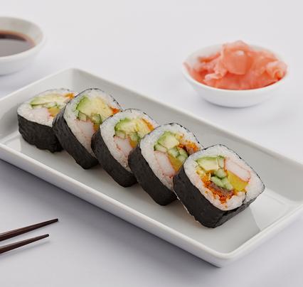 Order Futomaki roll (4pcs) food online from Nikko store, Tarrytown on bringmethat.com