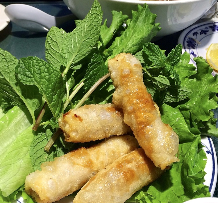 Order Crispy Veggie Spring Rolls (Chả giò chay) food online from Hello Saigon store, New York on bringmethat.com