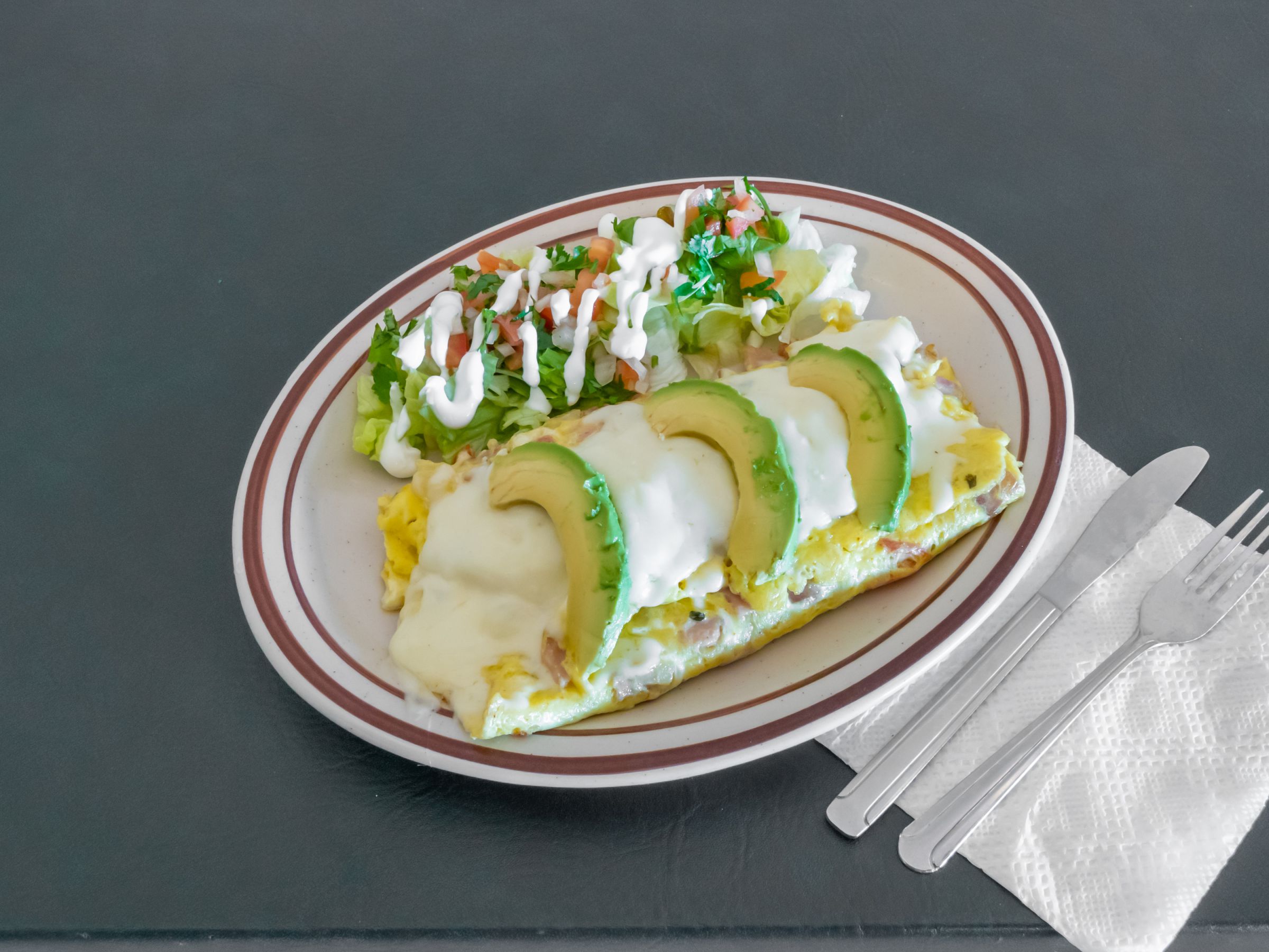 Order Omelette food online from Los Charros Mexican Restaurant store, Lodi on bringmethat.com