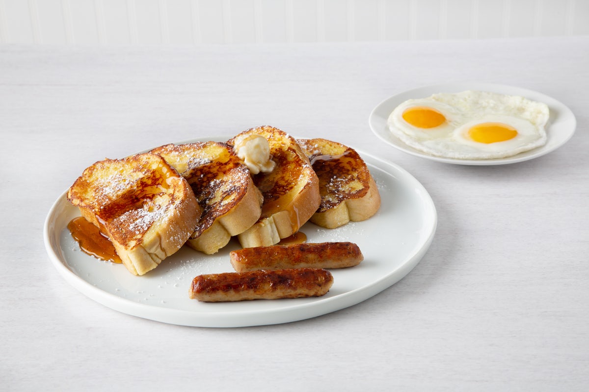 Order French Toast Combo food online from Belgian Village Inn store, Moline on bringmethat.com
