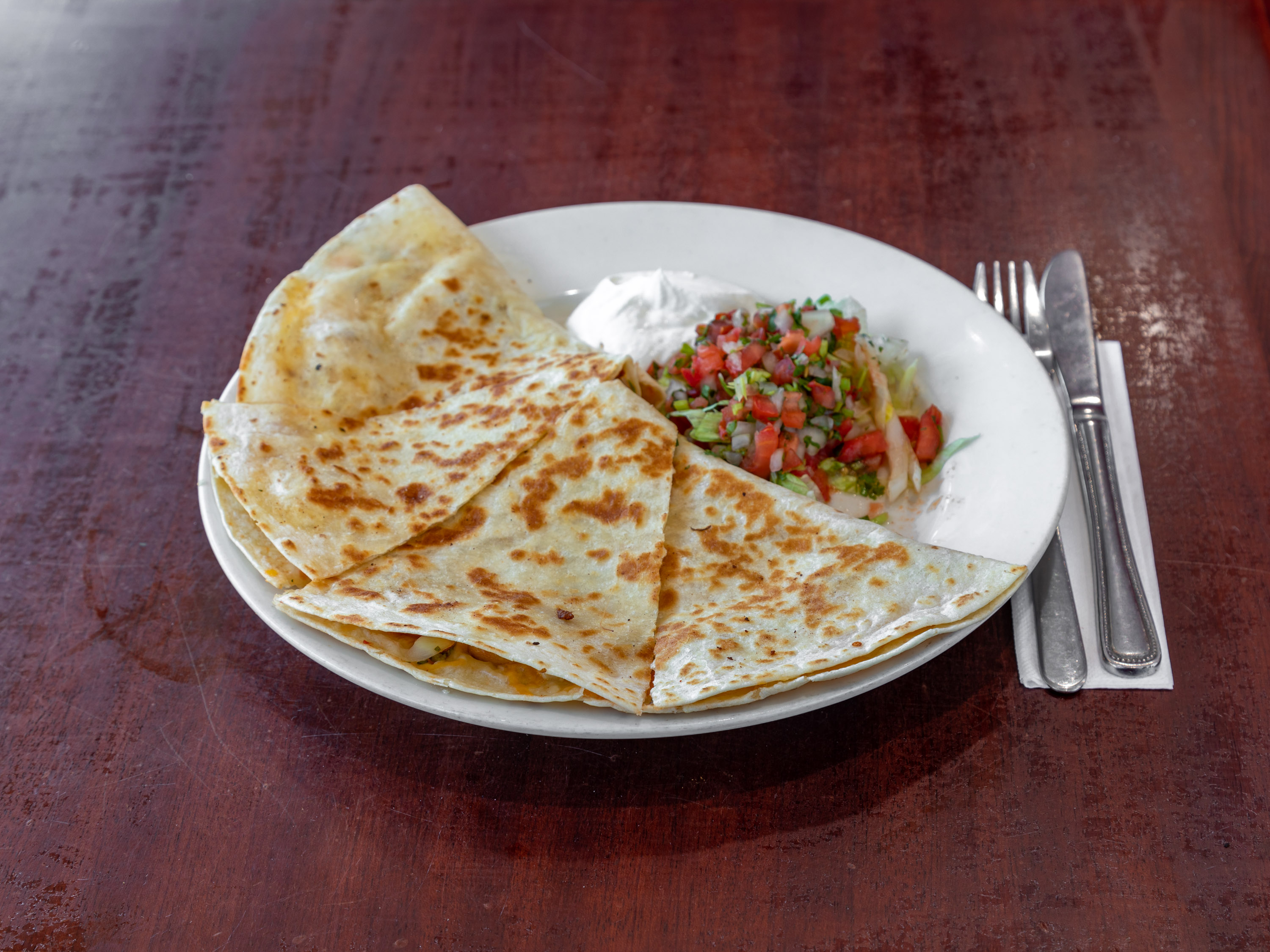 Order Steak Quesadilla food online from Picante store, Springfield on bringmethat.com