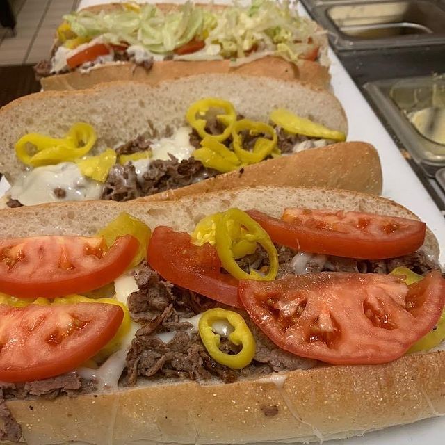 Order Italian Steak and Cheese Sub food online from New York J & P Pizza store, Frederick on bringmethat.com