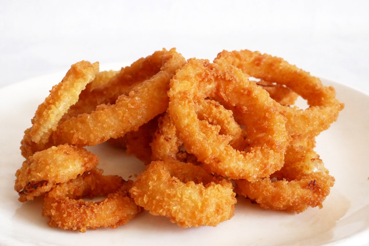 Order Onion Rings food online from The Broken Yolk Cafe store, Mission Viejo on bringmethat.com