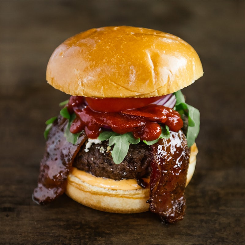 Order CAJUN BURGER food online from Beauty & The Burger store, Naperville on bringmethat.com