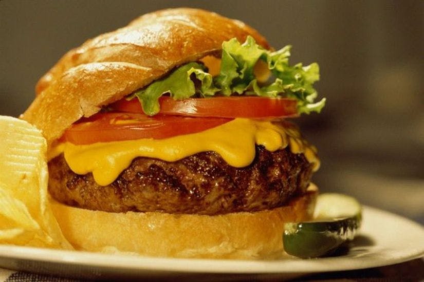 Order Cheeseburger - 8 Oz. food online from Vigneto Cafe store, Highland on bringmethat.com