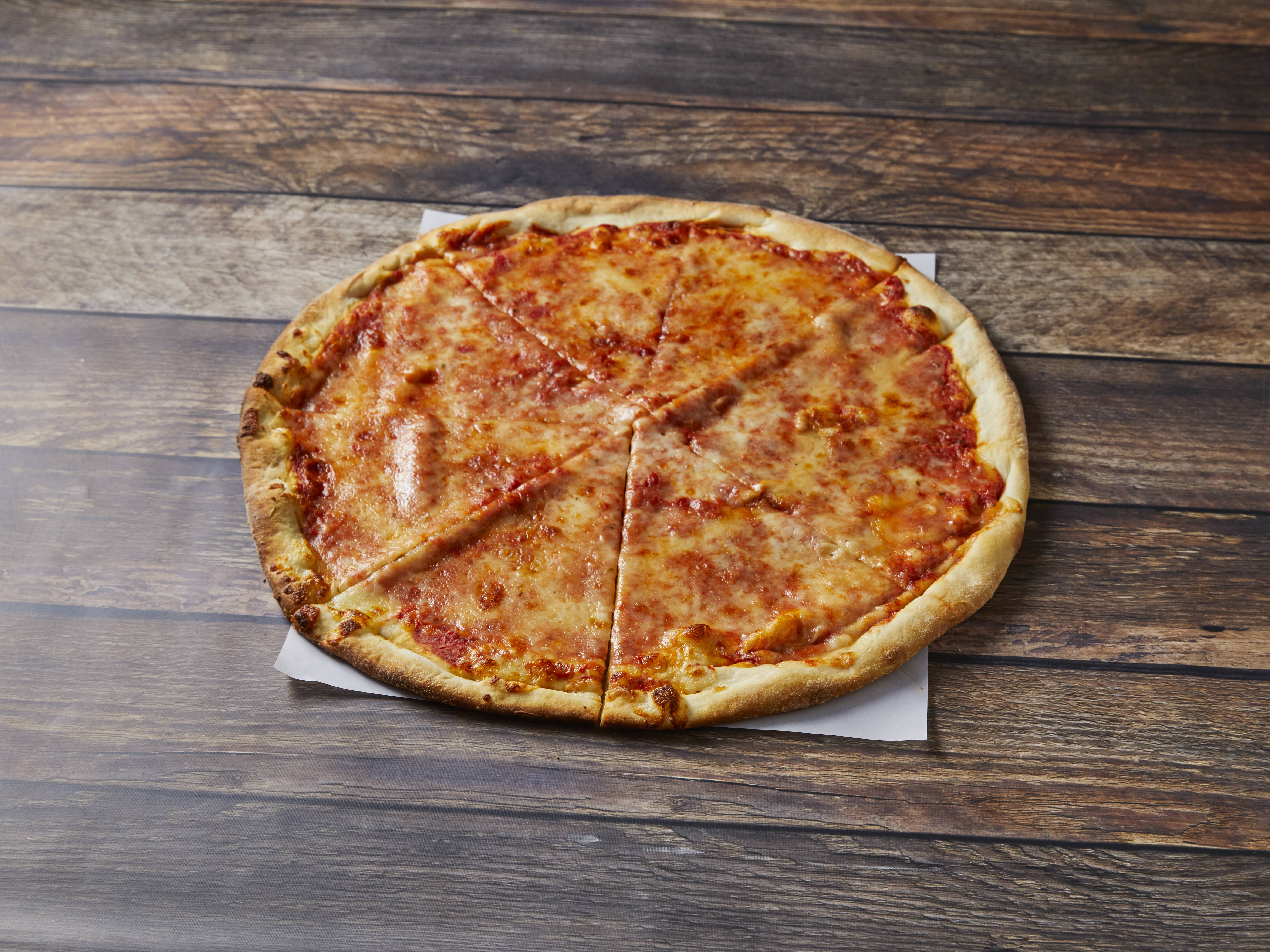 Order Cheese Pizza -18" food online from Mama Lino's Pizzeria store, Plainview on bringmethat.com
