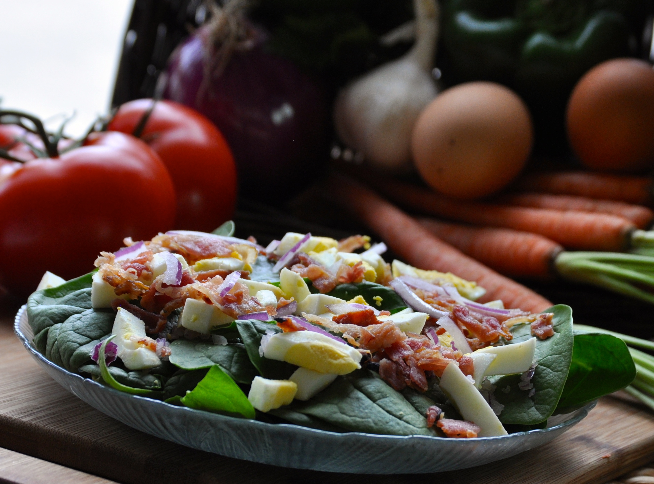 Order Spinach Salad food online from Upper Crust Pizza store, Oceanside on bringmethat.com