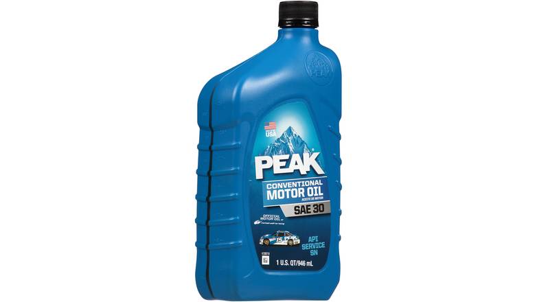 Order Peak 10W-40 Conventional Motor Oil food online from Shell Rock Spring store, Bel Air on bringmethat.com
