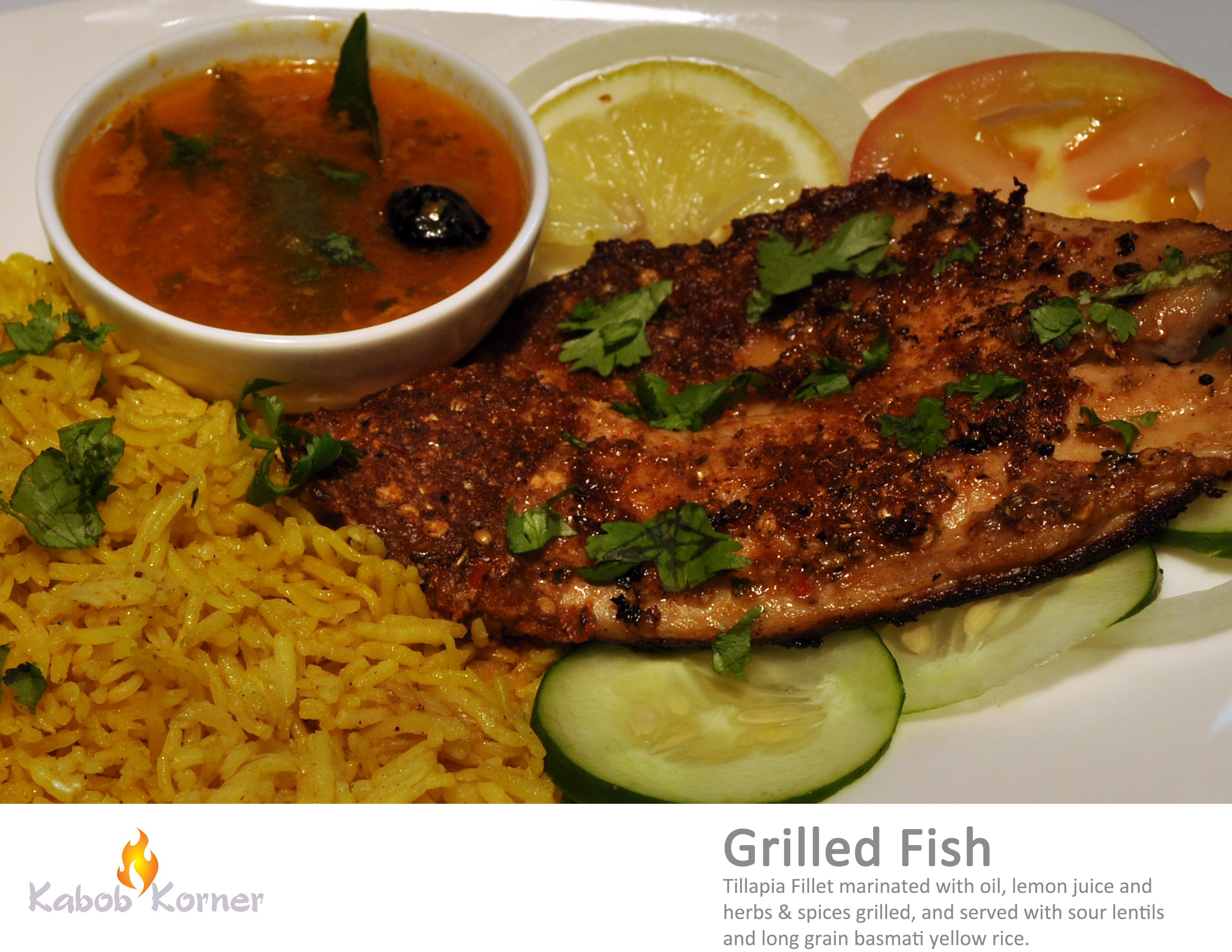 Order GRILLED FISH food online from Kabob Korner store, Katy on bringmethat.com