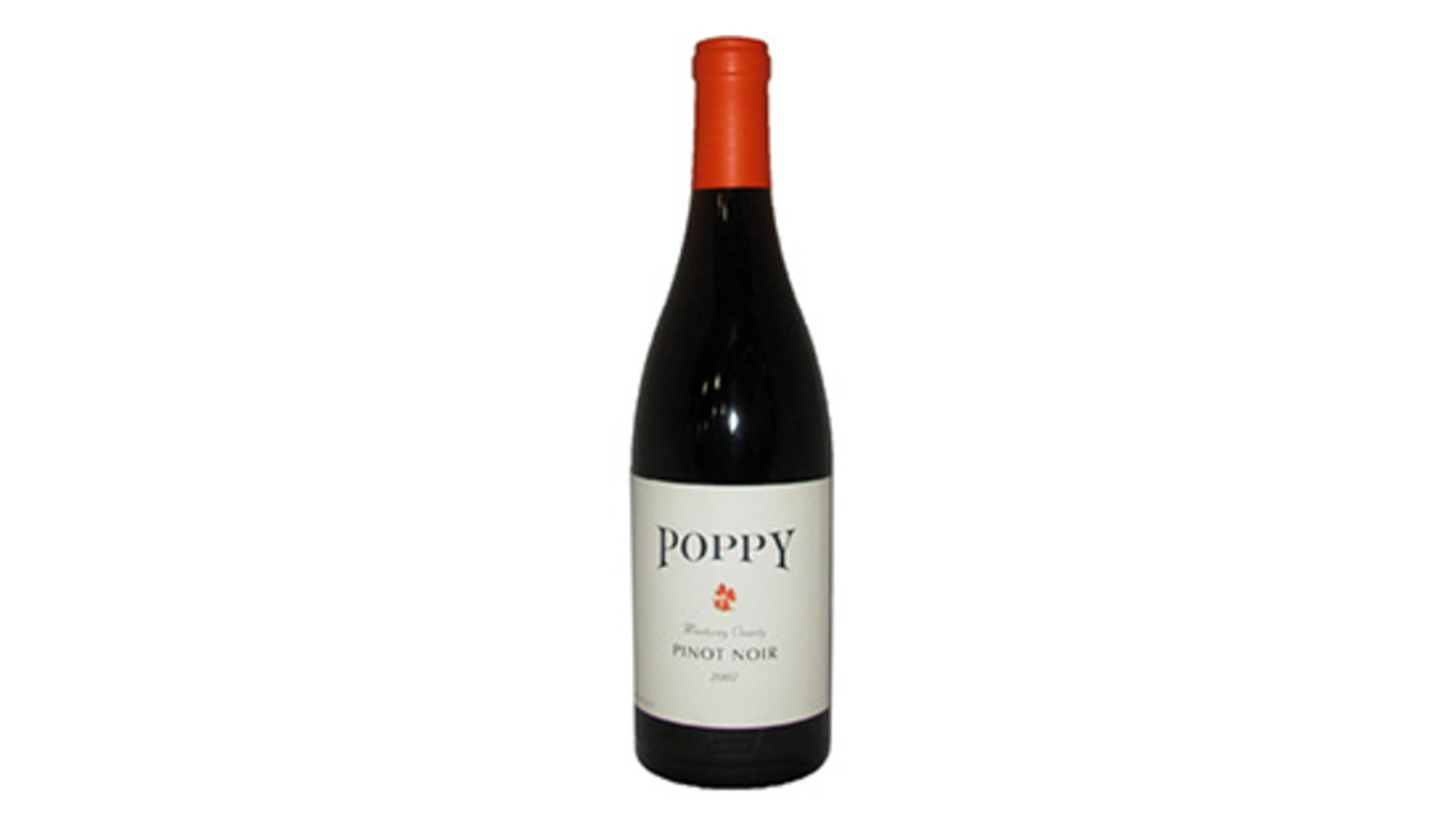 Order Poppy Monterey County Pinot Noir 750mL food online from House Of Cigar & Liquor store, Redondo Beach on bringmethat.com