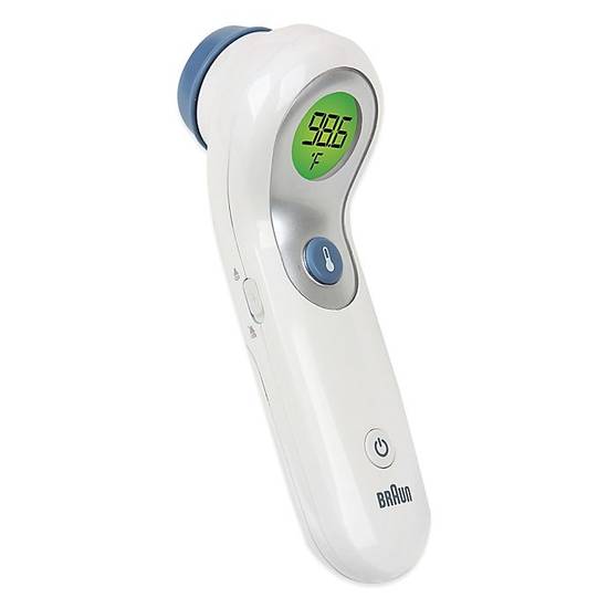 Order Braun® No Touch Digital Forehead Thermometer food online from Bed Bath & Beyond store, Lancaster on bringmethat.com