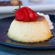 Order Homemade Flan food online from Lola's Mexican Cuisine store, Long Beach on bringmethat.com