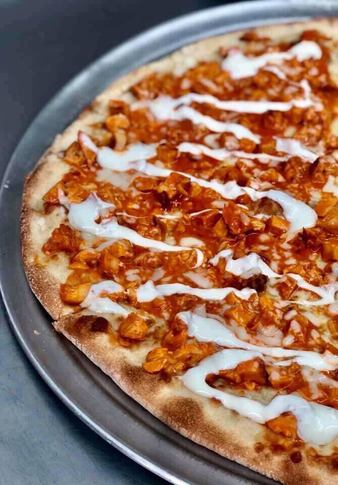 Order Buffalo Chicken Specialty Pizza food online from Rubens Pizza store, Ewing Township on bringmethat.com