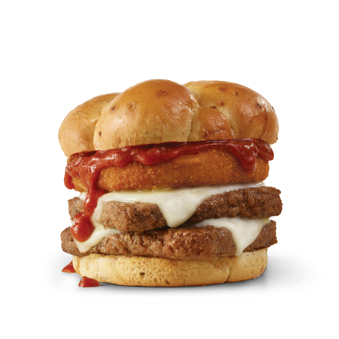 Order Italian Mozzarella Cheeseburger, Double food online from Wendy store, Merion Station on bringmethat.com