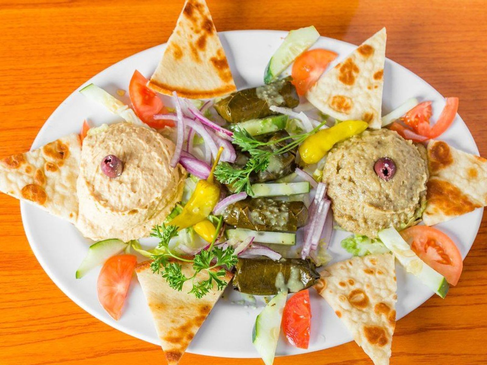 Order Cold Pikilia Sampler food online from Gyro City Grill store, Dacula on bringmethat.com