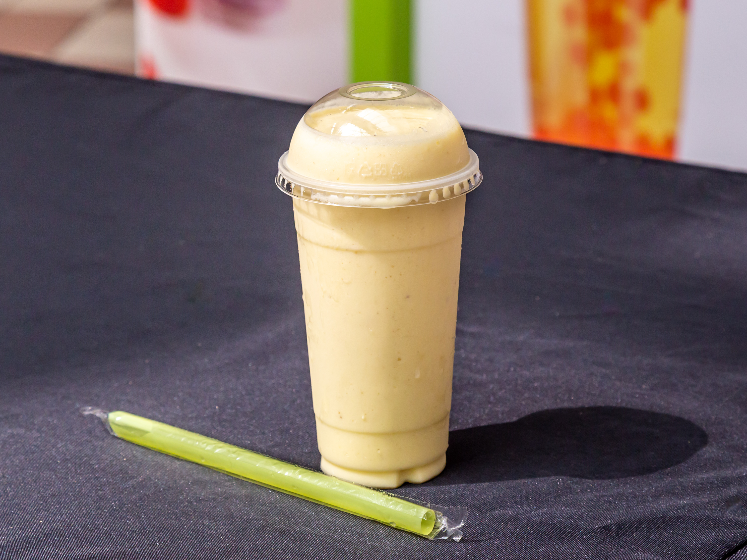 Order Banana Vanilla Smoothie food online from Happy Cup Bubble Tea store, Lafayette on bringmethat.com