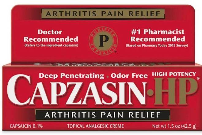 Order Capzasin HP Arthitis Pain relief 1.5 oz food online from McLean Ave Pharmacy store, Yonkers on bringmethat.com