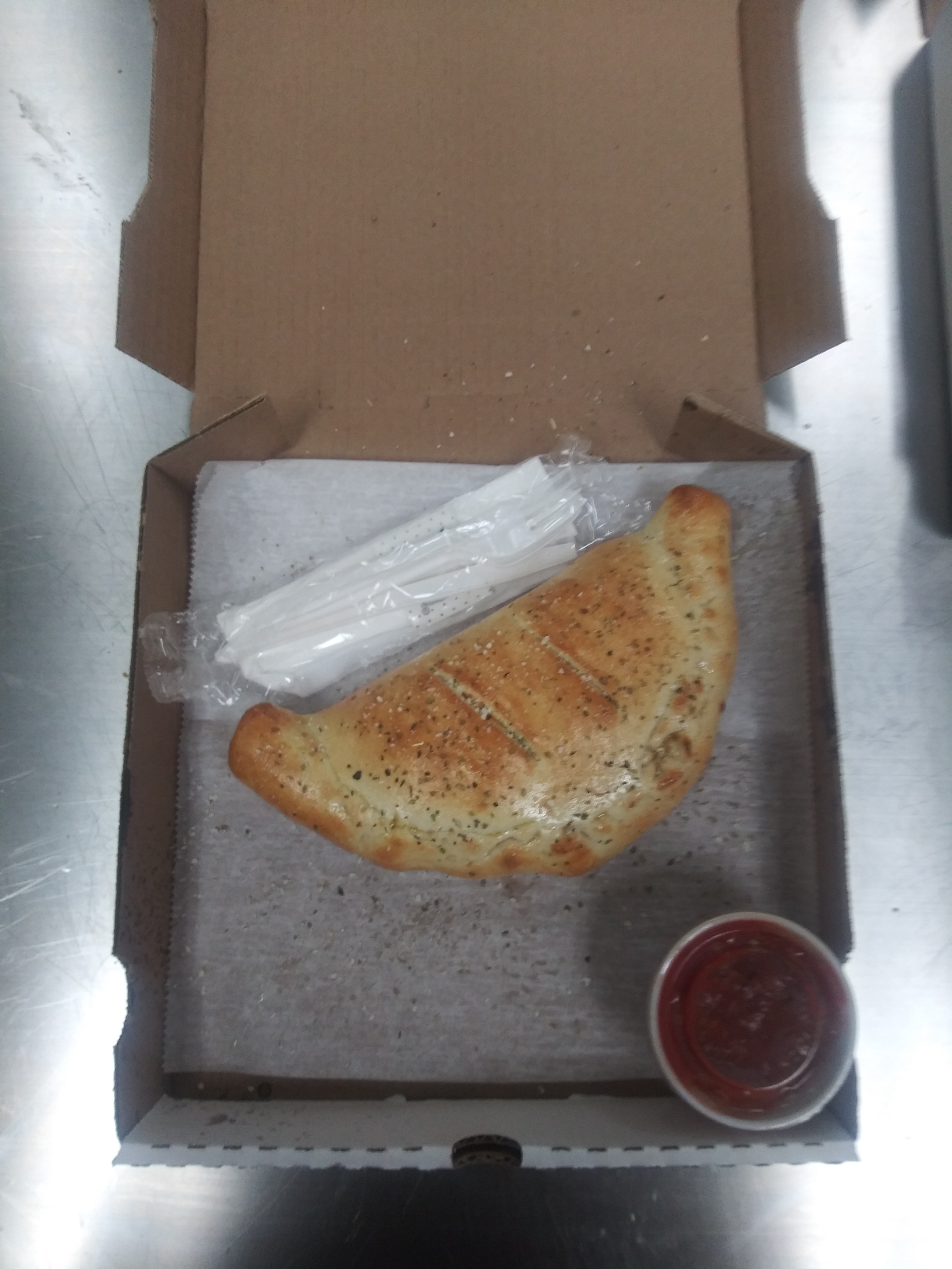 Order Deluxe Stromboli food online from Pizza At The Whar store, Grandville on bringmethat.com
