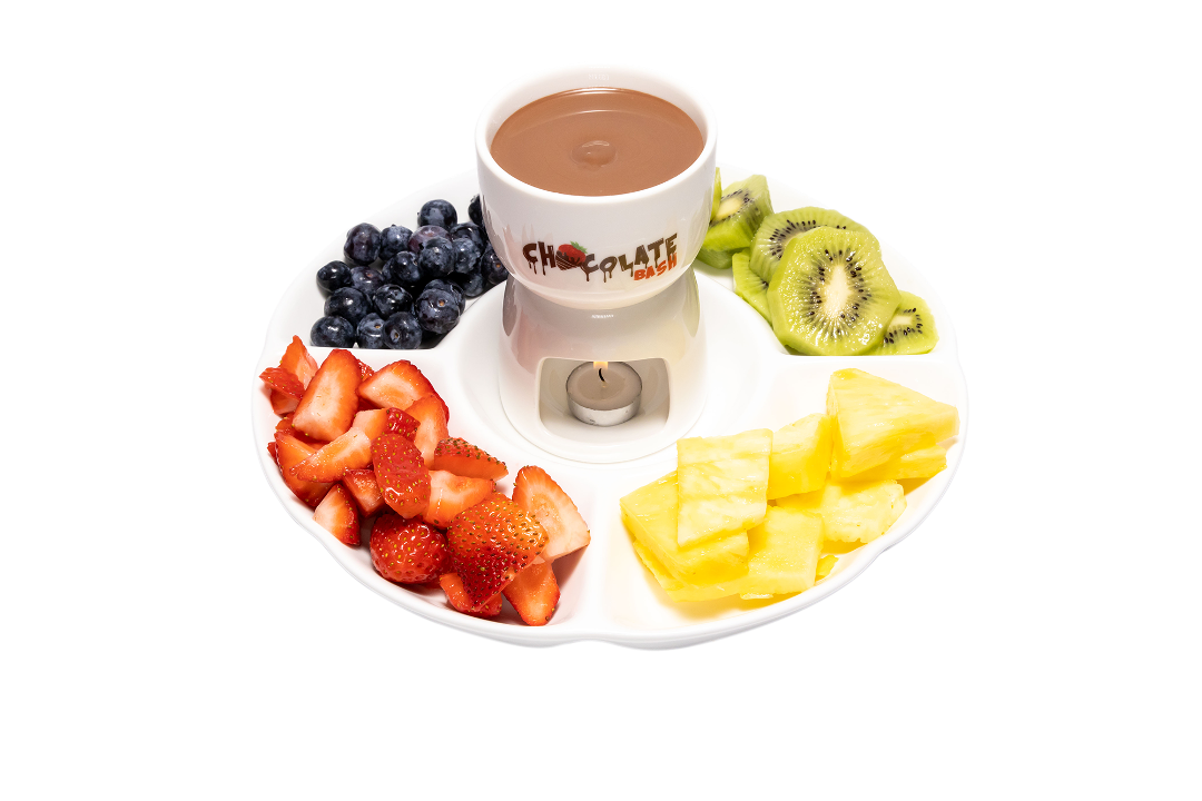 Order Fruit and Dip Plate food online from Chocolate Bash store, Newport Beach on bringmethat.com