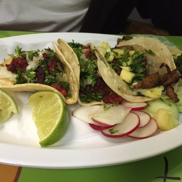 Order Pastor Tacos food online from benji's taqueria mexican grill 2 store, Caldwell on bringmethat.com