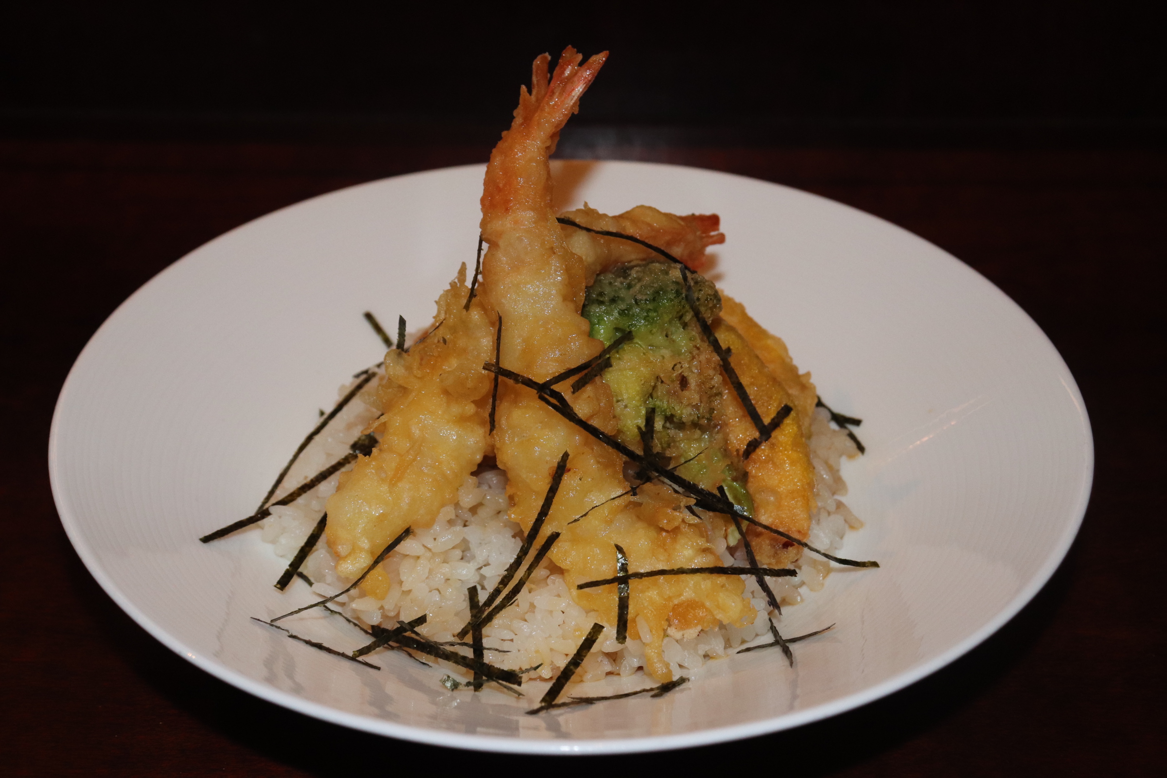 Order Shrimp and Vegetables Tempura over Rice food online from Inase Sushi store, New York on bringmethat.com
