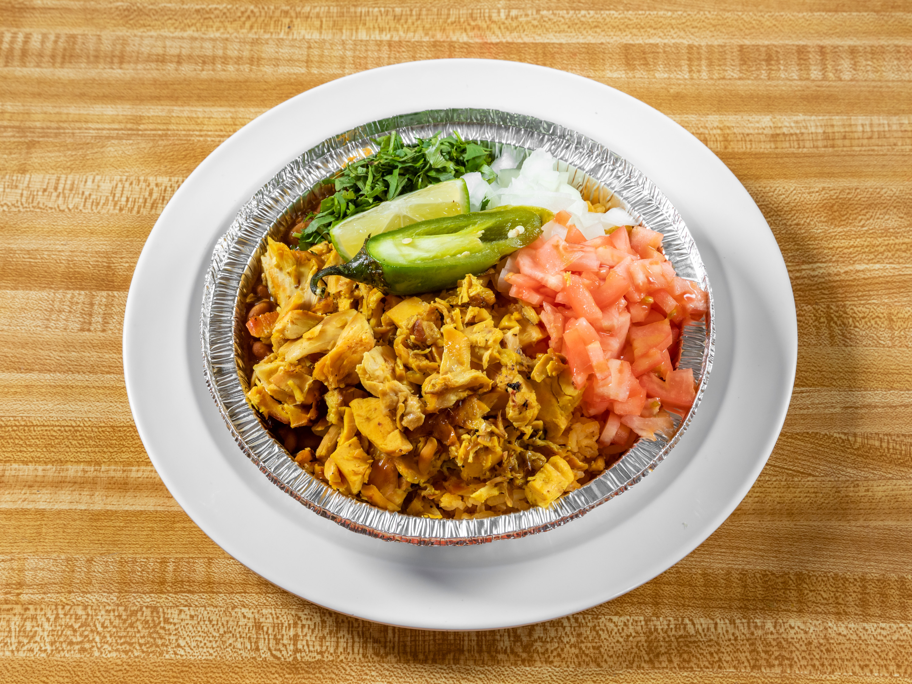 Order Chicken Bowl food online from Don Jacinto Pollo Grill store, Santa Ana on bringmethat.com