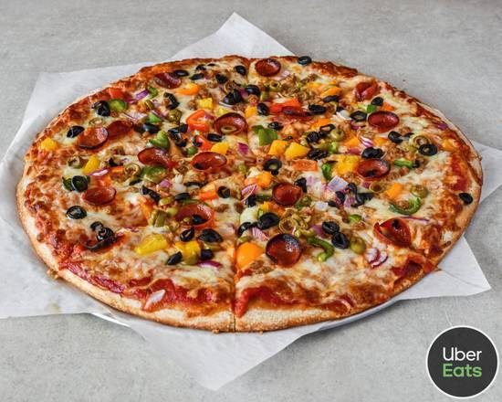 Order Large Pizza (16") food online from Penny's Pizza store, Buffalo on bringmethat.com