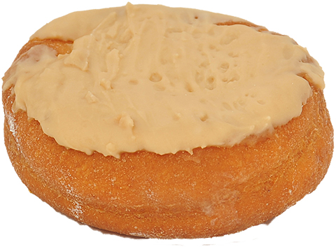 Order White Fluff Filled Donut food online from Jack Donuts store, Kokomo on bringmethat.com