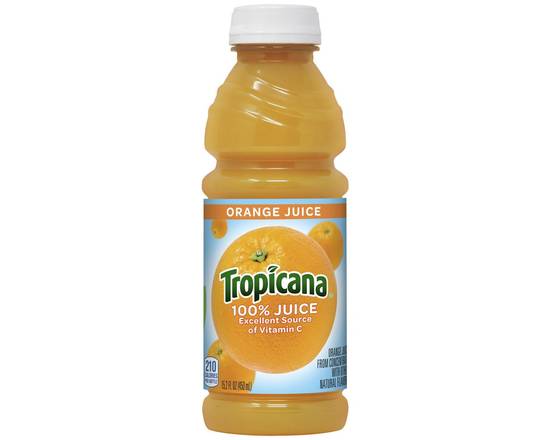 Order Tropicana Pure Premium Orange Juice With Pulp 12 Oz Bottle food online from Johnny Rockets store, Aliso Viejo on bringmethat.com
