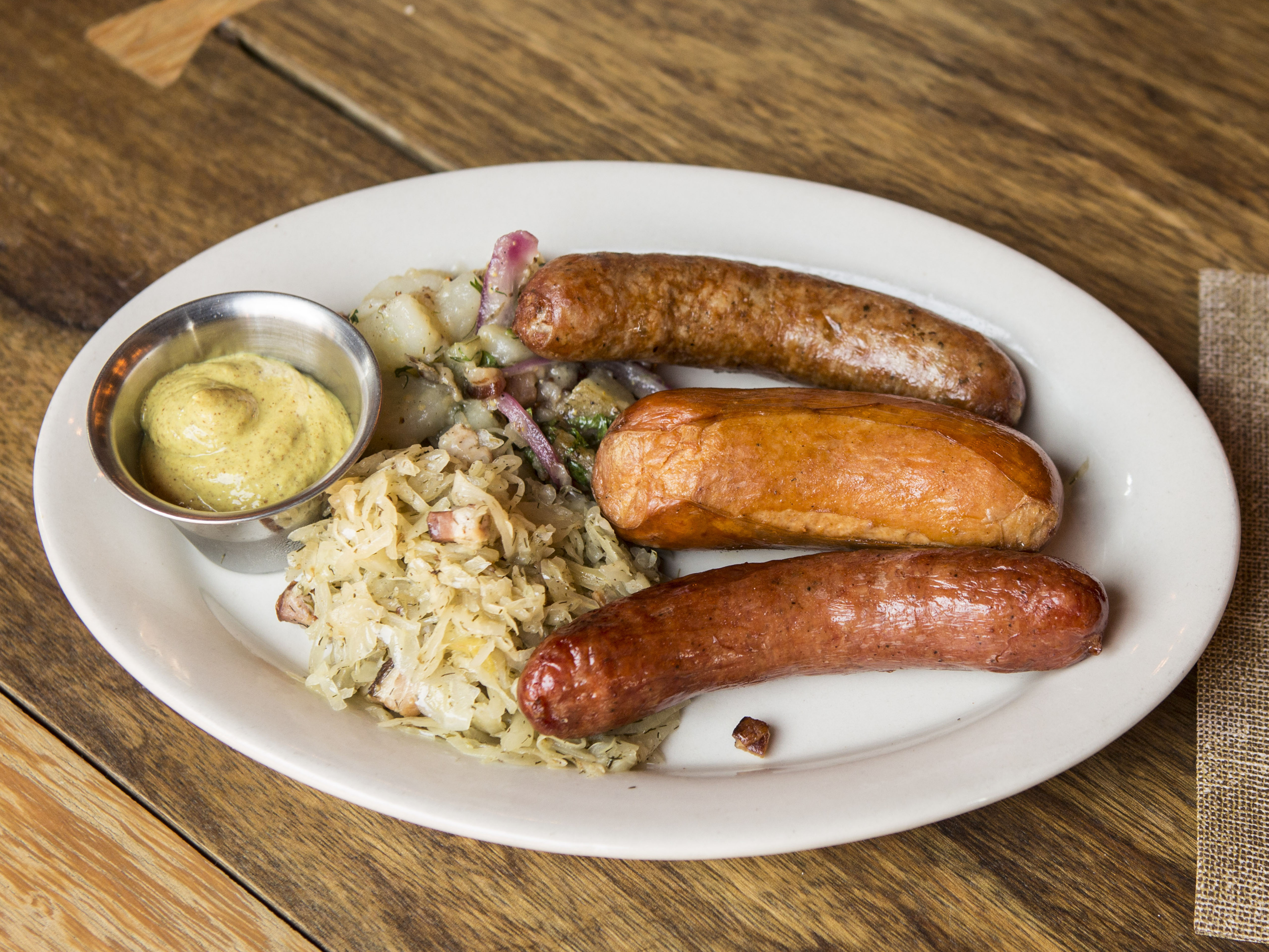 Order TWP's Wurst Sampler food online from Southwest Ny And Treadwell Park store, New York on bringmethat.com