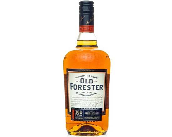 Order Old Forester 100 proof food online from Plaza Liquor store, Jurupa Valley on bringmethat.com