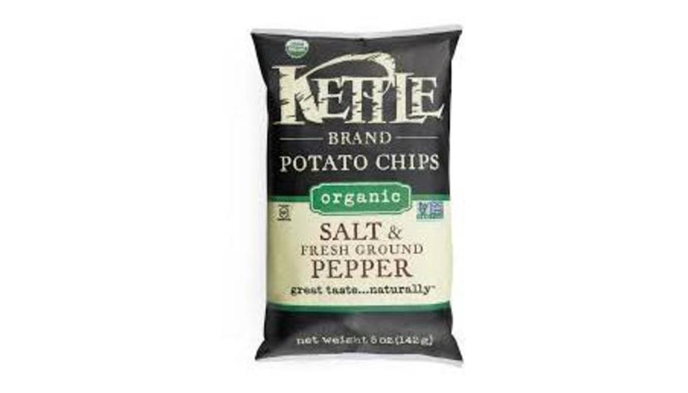 Order Kettle Potato Chips Krinkle Cut Salt & Fresh Ground Pepper 5oz food online from Oak Knoll Liquor store, Santa Maria on bringmethat.com