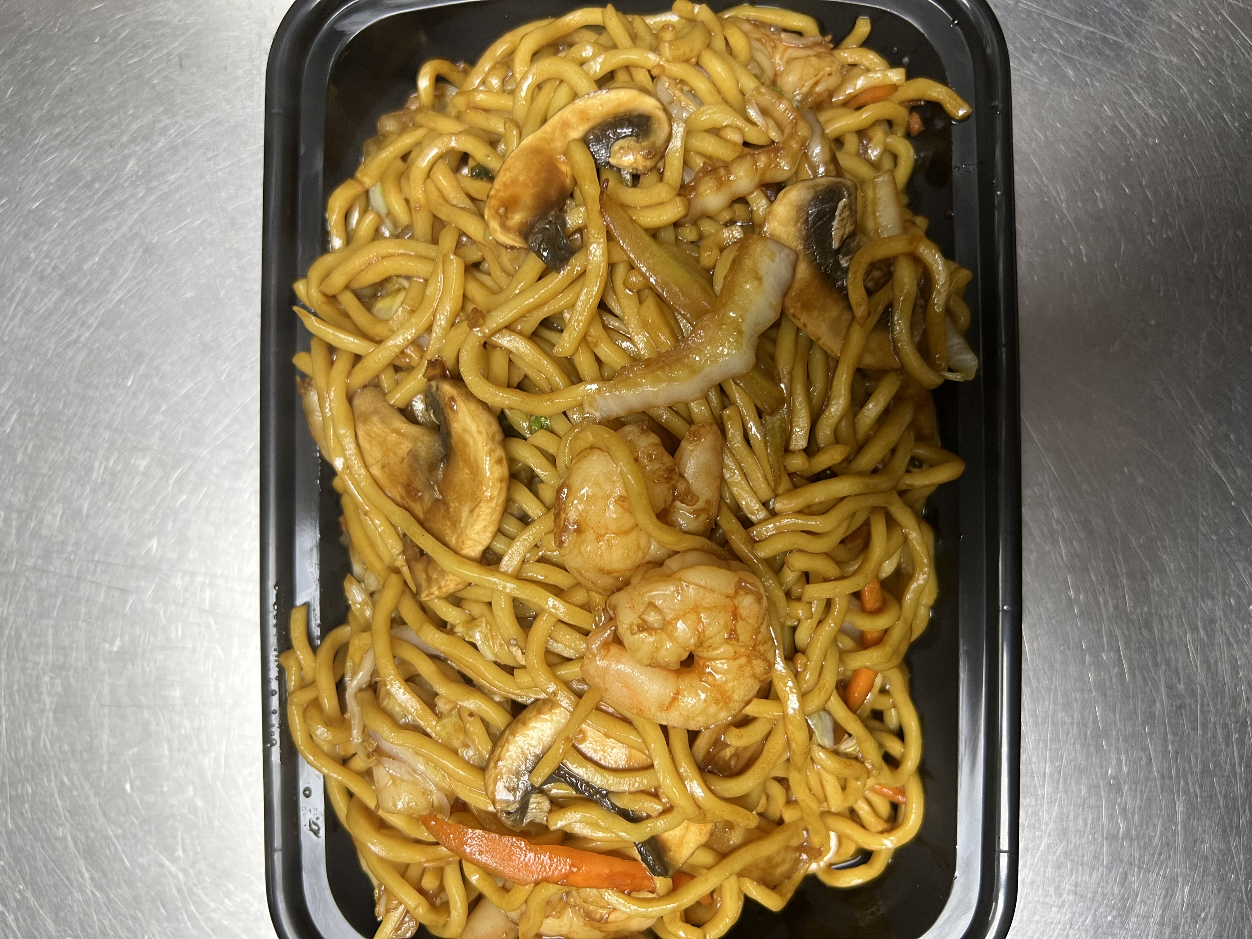Order 38. Shrimp Lo Mein food online from King Chef store, West Haven on bringmethat.com