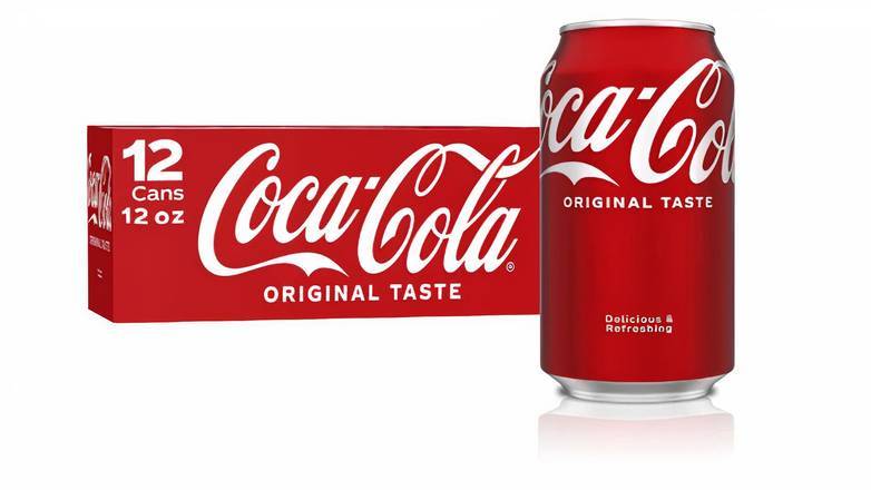 Order Coca-Cola (12 Pack Cans) food online from Mac On 4th store, Alton on bringmethat.com