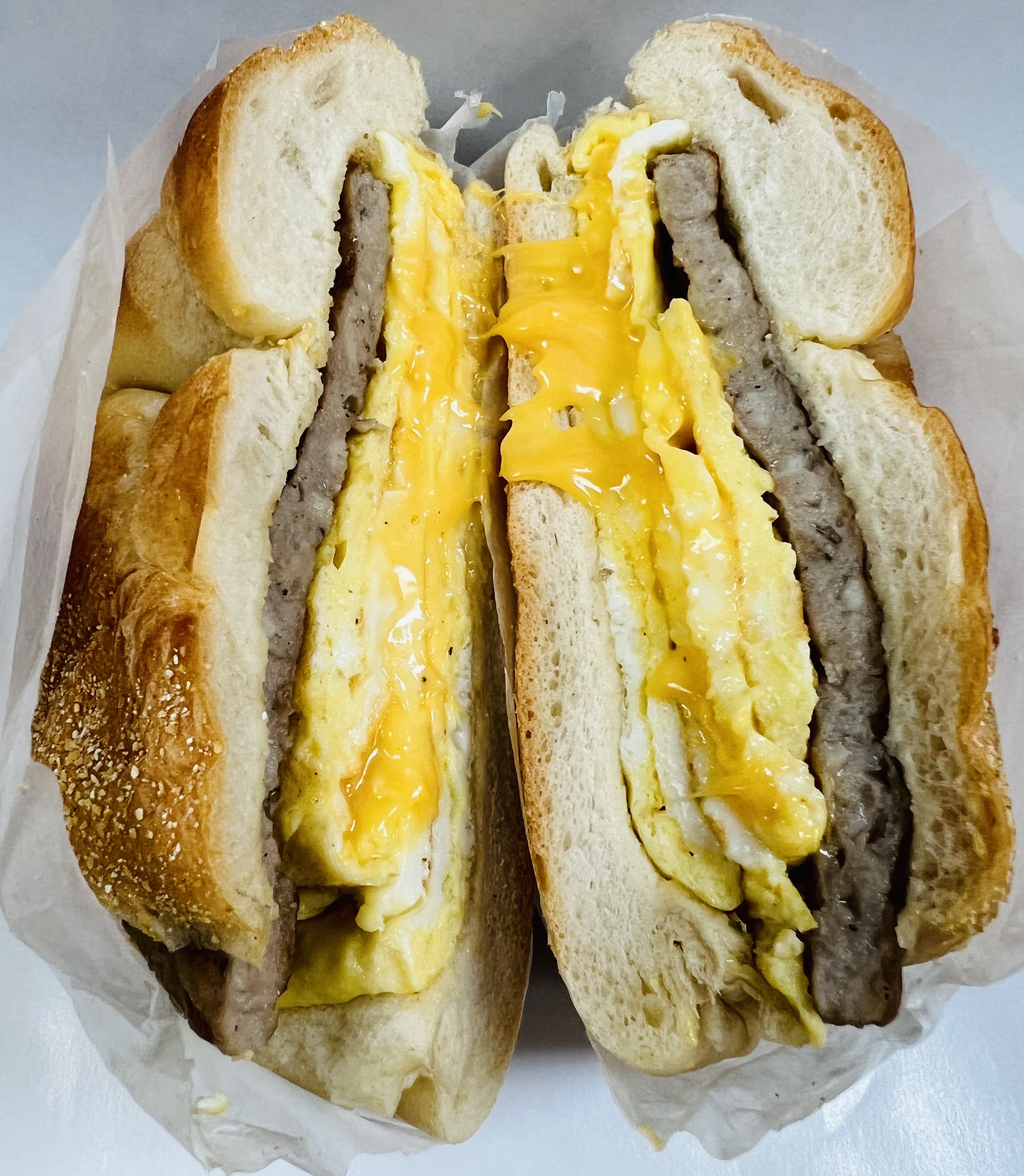 Order Sausage Eggs cheese Sandwich food online from New Z Deli & Grill store, Freeport on bringmethat.com