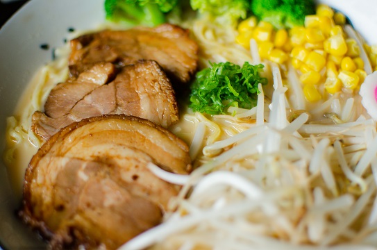 Order Cha Siu Tonkotsu Ramen food online from Chinese Kitchen Sushi & Grill store, Chicago on bringmethat.com