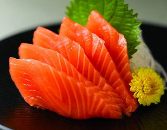 Order Salmon Sashimi food online from Tokyo Roll And Noodle store, Chino Hills on bringmethat.com