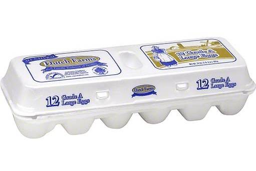 Order Dutch Farms 12 Eggs Large (24 oz) food online from Nohadra Grocery store, Chicago on bringmethat.com