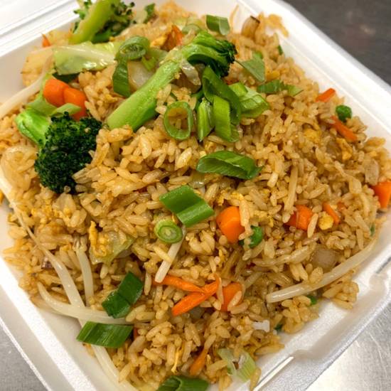 Order Veggies Fried Rice food online from WA WA Restaurant store, Long Beach on bringmethat.com