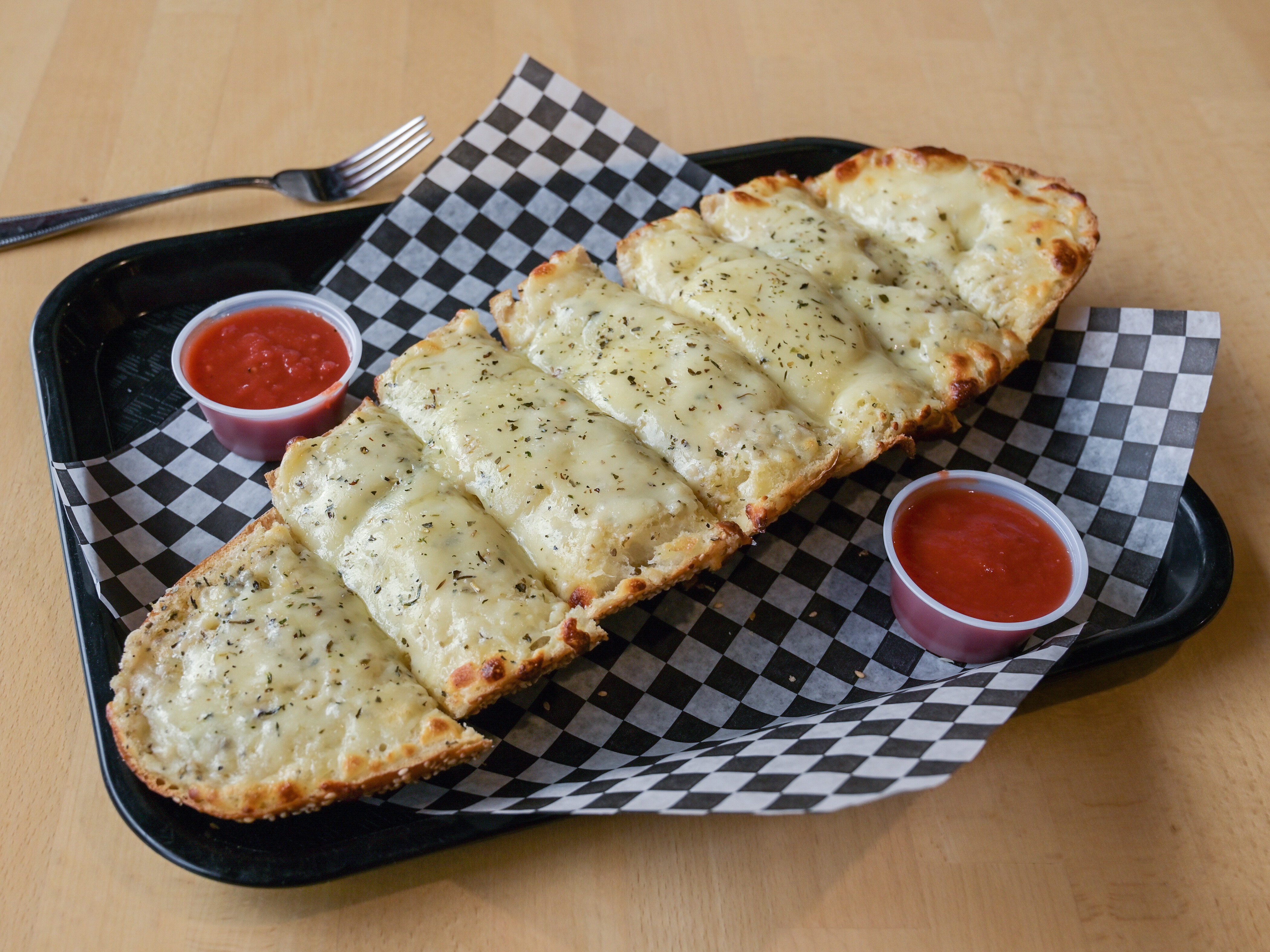 Order Cheesy Garlic Bread food online from Revello Pizza store, Kingston on bringmethat.com