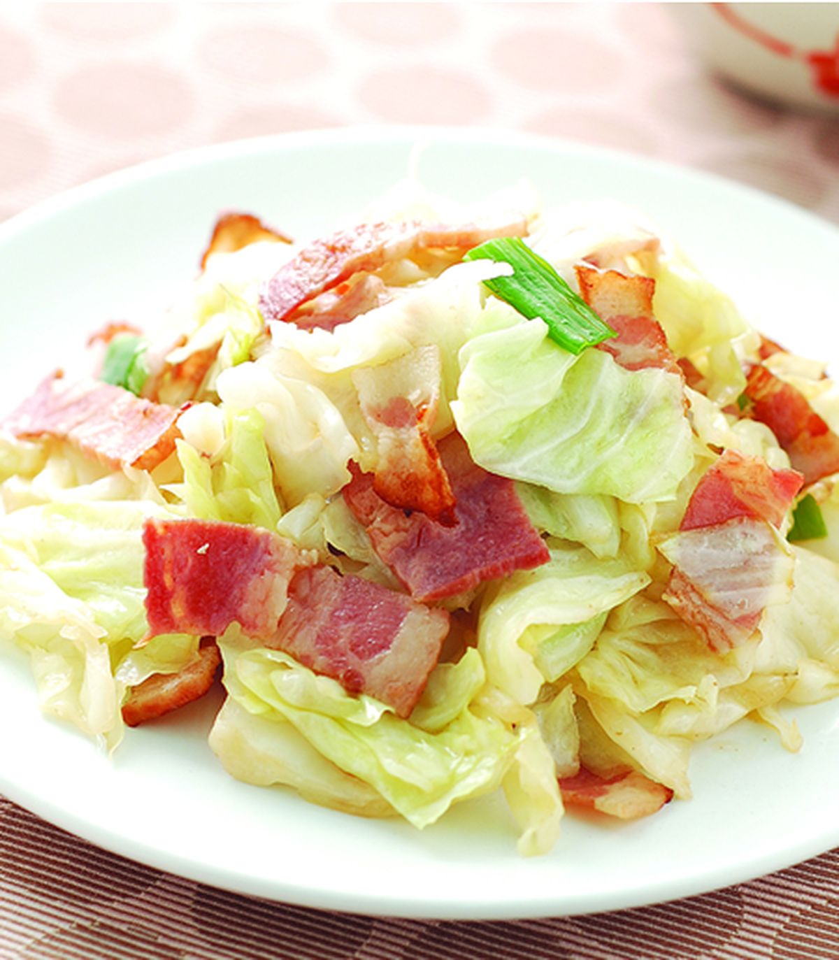Order 15. Stir Fried Cabbage with Bacon   培根高麗菜 food online from BD Cafe store, Chino on bringmethat.com